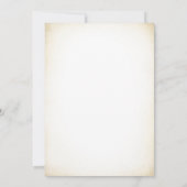 Überraschung 21. Geburtstag Party - Weiß Grün Einladung (Rückseite)