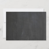 Überraschung 30. Geburtstag Einladung Chalkboard (Rückseite)