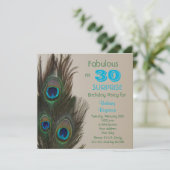Überraschung 30. Geburtstag Party Einladung Fabulo (Stehend Vorderseite)
