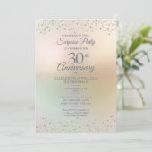 Überraschung 30. Hochzeitstag Party Einladung (Stehend Vorderseite)