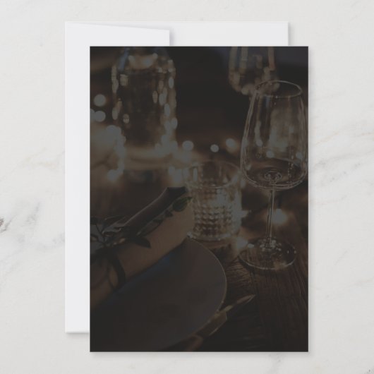 Überraschung 39. Geburtstag Einladungen Glam Glitz (Rückseite)