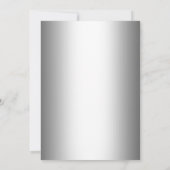 Überraschung 45. Hochzeitstag - Silber Einladung (Rückseite)