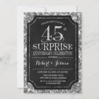 Überraschung 45. Hochzeitstag - Silver Gold