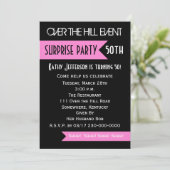 Überraschung 50. Geburtstagsparty Einladung (Stehend Vorderseite)