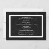 Überraschung 50. Geburtstagsparty Einladung Chalkb (Rückseite)