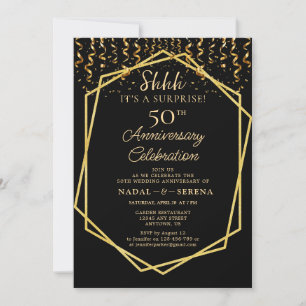 Überraschung 50. Hochzeitstag Einladung