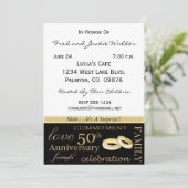 Überraschung 50-jährige Party Einladungen (Stehend Vorderseite)