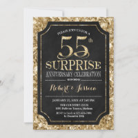 Überraschung 55. Hochzeitstag - Schwarzes Gold