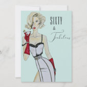 Überraschung 60. Geburtstag 60 und fabelhaftes But Einladung (Vorderseite)