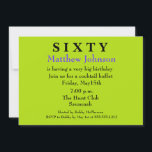 Überraschung 60. Geburtstag Einladung<br><div class="desc">BITTE KONTAKTIEREN SIE MICH, WENN SIE BEI DIESER VORLAGE HELFEN MÜSSEN! Hallo! Vielen Dank für Ihren Besuch bei Donna Gotlib Designs und sehen Sie alles, was wir zu bieten haben. Ich weiß, dass Sie die Wahl haben, wenn Sie einkaufen, und möchte, dass Sie wissen, dass ich Ihr Geschäft schätze.Karo einige...</div>