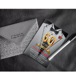 Überraschung 60. Geburtstag Tuxedo Einladung<br><div class="desc">White Tuxedo White Tux Überraschung Geburtstagsparty,  60. Geburtstag,  Tuxedo Einladung,  Tuxedo Geburtstagseinladung,  Schwarze Krawatte Einladung,  Geheimnis,  Spion,  elegant,  Männer,  Bugs Krawatte,  60. Geburtstagseinladung,  Anzug,  Agent</div>