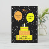 Überraschung 60. Geburtstagsparty Einladung (Stehend Vorderseite)