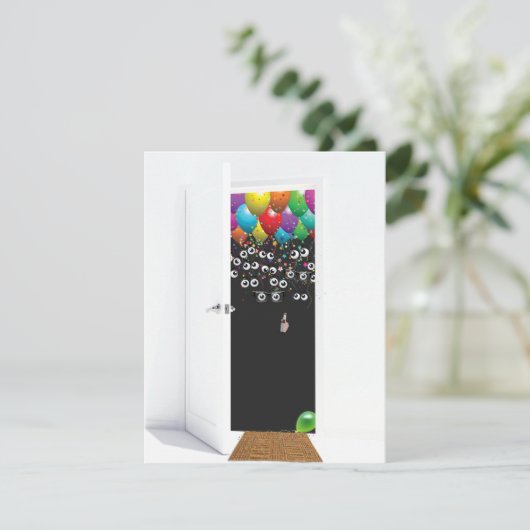 Überraschung 70. Geburtstagsfeier Einladung (Stehend Vorderseite)