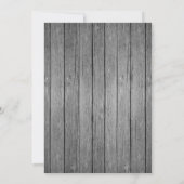 Überraschung 80. Geburtstagsparty - Chalkboard Whi Einladung (Rückseite)