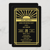 Überraschung 80. Geburtstagsparty Einladung Art De (Vorne/Hinten)