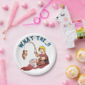 Überraschung beim Fischfang Pappteller (Party)