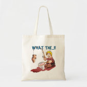 Überraschung beim Fischfang Tragetasche (Vorne)