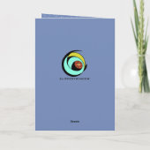 ÜBERRASCHUNG CHRISTMAS GIFT by Slipperywindow Feiertagskarte (Rückseite)