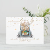 Überraschung durch die Kinderduschparade 2 Einladung (Stehend Vorderseite)