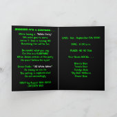 Überraschung Einladung zum Geburtstag (Innenseite)