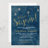 Überraschung Einladung zum Geburtstag (Vorne/Hinten)