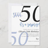 Überraschung Einladung zum Geburtstag jeden Alters (Vorderseite)