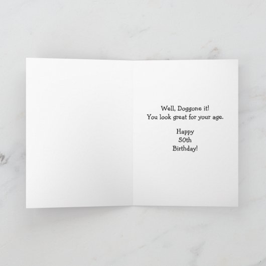 Überraschung Englisch Springer Spaniel Geburtstag Karte (Innenseite)