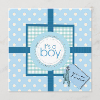  Überraschung! Es ist eine Boy Baby Shower Einladu Einladung