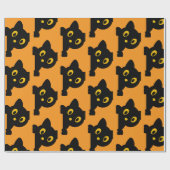 Überraschung! Es sind zwei schwarze Katzen Geschenkpapier (Flach)