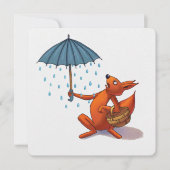 Überraschung! Feiertagskarte (Vorderseite)