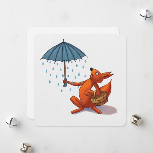 Überraschung! Feiertagskarte (Vorderseite/Rückseite Beispiel)