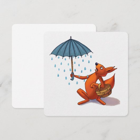 Überraschung! Feiertagskarte (Vorne/Hinten)