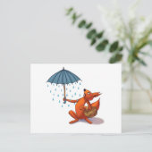 Überraschung! Feiertagspostkarte (Stehend Vorderseite)