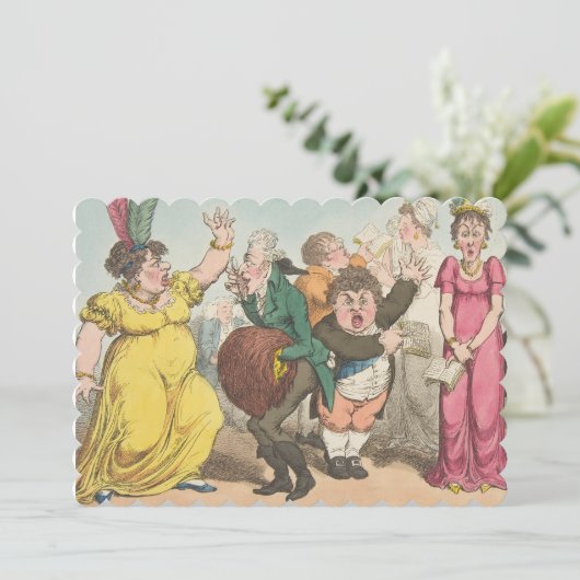 Überraschung - flache Einladung 12,7 cm x 17,8 cm (Stehend Vorderseite)