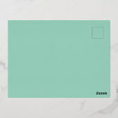 Überraschung - Foil Holiday Postkarte (Rückseite)