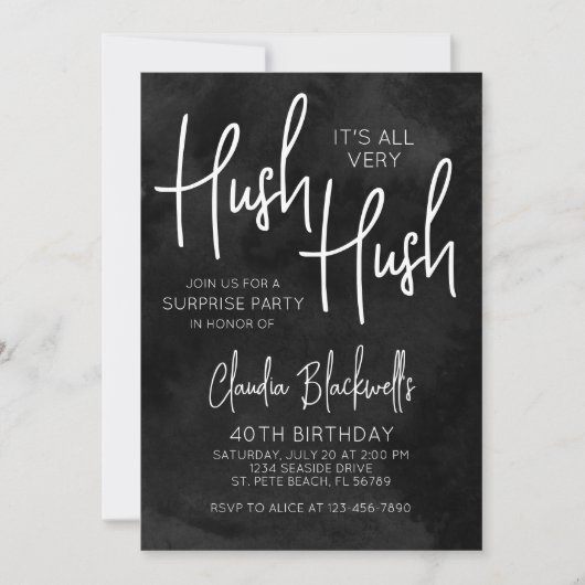 Überraschung Funny Geburtstag Einladung (Vorderseite)