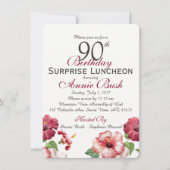 Überraschung Geburtstag Einladung (Vorderseite)