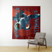 Überraschung Geburtstagsfestival Block 2024 Party Wandteppich (Beispiel)