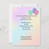 Überraschung Geburtstagspartei Bengalische Katze Einladung (Rückseite)