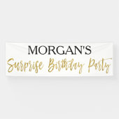 Überraschung Geburtstagsparty-Banner Banner (Horizontal)