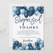 Überraschung Geburtstagsparty Danke (Vorderseite)