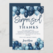 Überraschung Geburtstagsparty Danke (Vorne/Hinten)