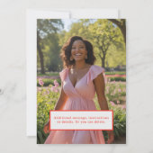 Überraschung Geburtstagsparty Einladung jedes Alte (Rückseite)