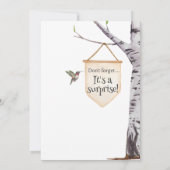 Überraschung Geburtstagsparty Niedlicher Tiere Ein Einladung (Rückseite)