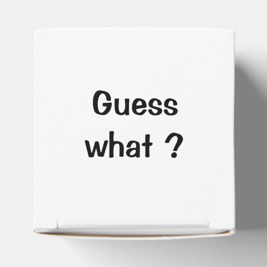 Überraschung Geschenkschachtel (Oben)