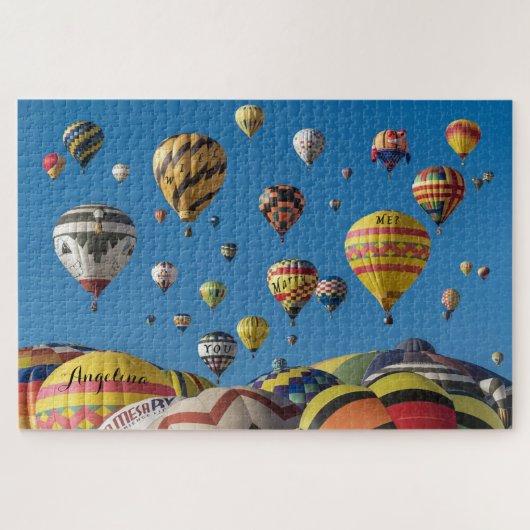 Überraschung Hot-Air-Ballon-Heirat Vorschlag Puzzl Puzzle (Horizontal)
