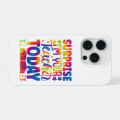 Überraschung Ich bin dein Lehrer Tie-Dye, Schule iPhone Hülle (Rückseite (Horizontal))