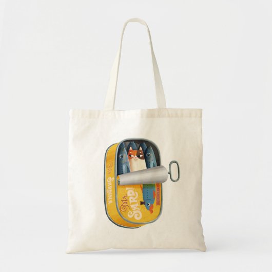 Überraschung im Sardinenglar Tragetasche (Vorne)