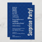 ÜBERRASCHUNG kundenspezifischer Einladung (Vorne/Hinten)