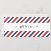 Überraschung London Trip Boarding Pass Ticket Einladung (Rückseite)